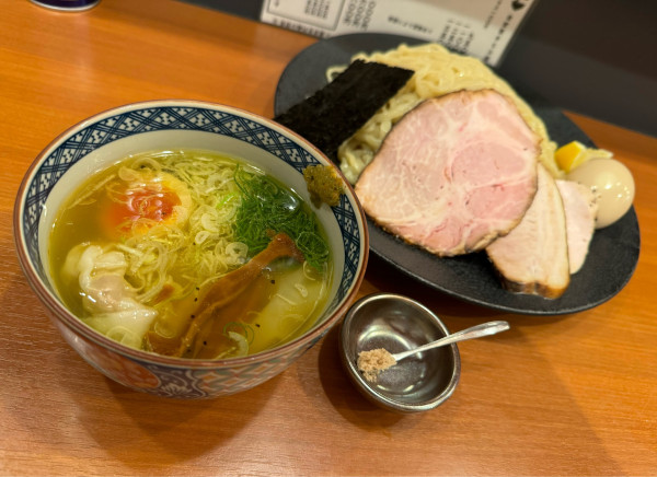 「淡麗特製つけ麺（塩）」@自家製手もみ麺 鈴ノ木の写真