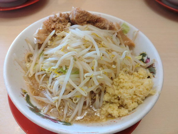 「ミニラーメン950円」@ガッツリラーメンいち豚 福島本店の写真