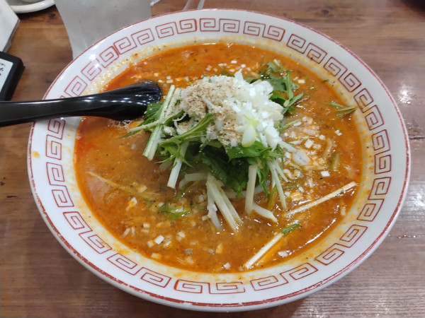 「担々麺(一番人気)太麺¥850-他」@永楽の写真