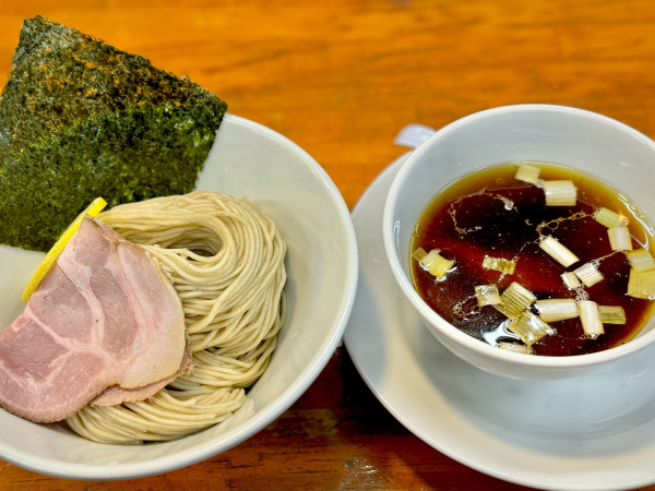 「魚介香るつけそば（醤油）1,000円」@会津ばんだいらーめん 伊勢崎店の写真