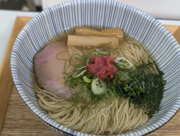 「梅塩そば」@塩そば まえだの写真