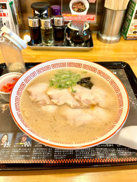 「【限定】博多ラーメン健太肉増し」@らあめん花月嵐 中延店の写真