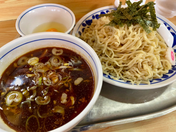 「濃厚煮干しつけ麺  大盛」@大勝軒 武蔵高萩店の写真