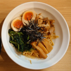 油そば スープ付