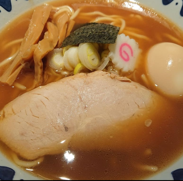 「中華そば 味玉付き」@羽田大勝軒の写真