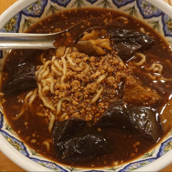 麻婆茄子ラーメン