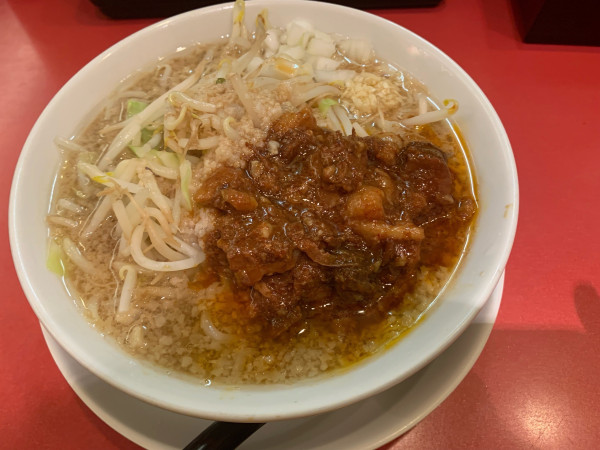 「豚辛ら〜めん小次郎全マシ」@麺屋 あっ晴れ どまん中錦店の写真