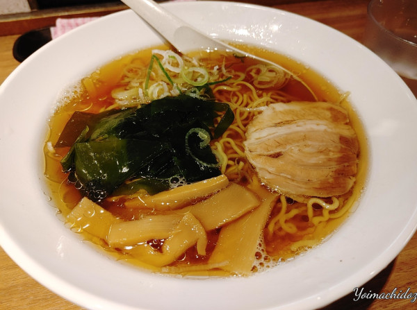 「中華そば（480円）」@そば処中山道 大宮8・9番線店の写真