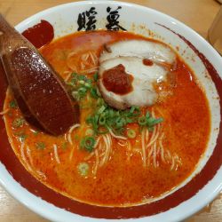 Bセット、烈火ラーメン、激辛、替玉4