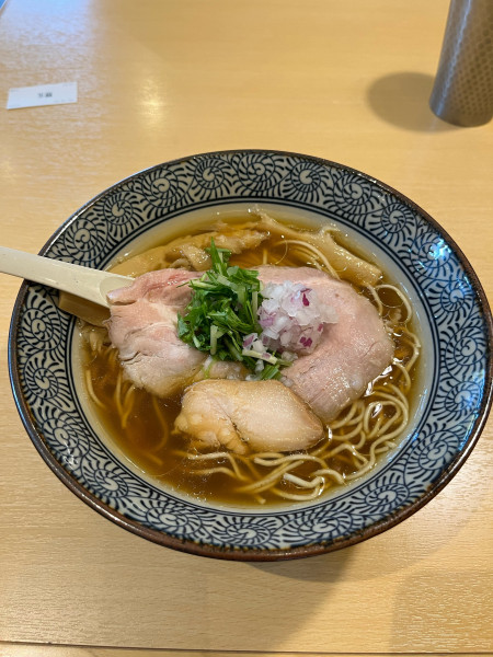 「上州地鶏中華そば➕替え玉」@地鶏と蟹 中華そば 榊の写真