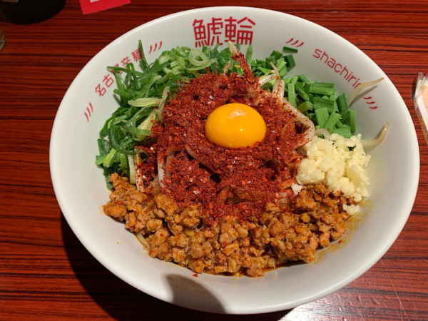 「旨辛赤まぜそば２辛」@名古屋辛麺 鯱輪の写真