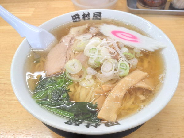 「ラーメン大盛+餃子」@田村屋の写真