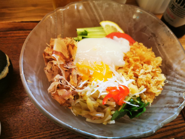 「冷やしたぬきうどん」@うどん土間の写真