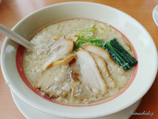 「塩とんこつらーめん（730円）」@中華そば 幸楽苑 北本店の写真