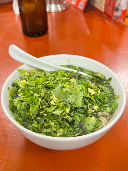 「ハーブ麺」@矢場味仙の写真