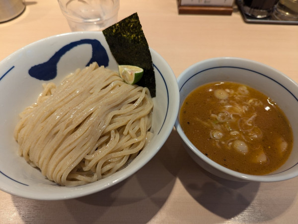 「濃厚つけ麺1100円」@つじ田 渋谷フクラス店の写真