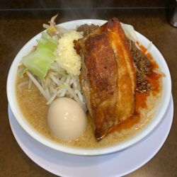 男気味噌普通盛台湾ミンチ味玉¥1,440円