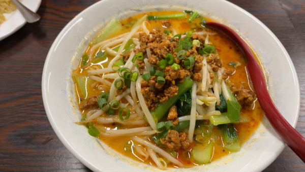 「タンタンメンランチセット固め770円」@祥和食府の写真