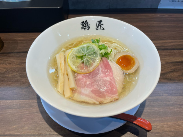 「冷やしラーメン（塩）」@麺工房 鶏匠の写真