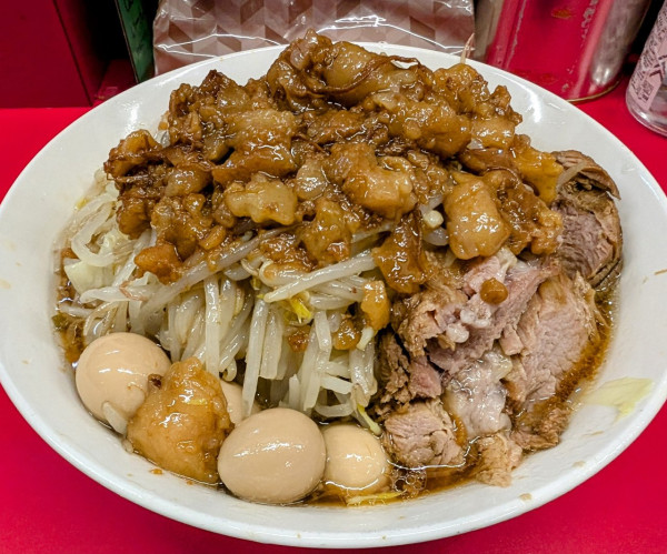 「ラーメン小930円　味付けうずら100円」@ラーメン二九六の写真