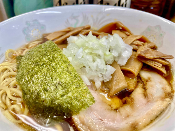 「アサヒスーパードライ２本 → メンマラーメン」@丸幸の写真