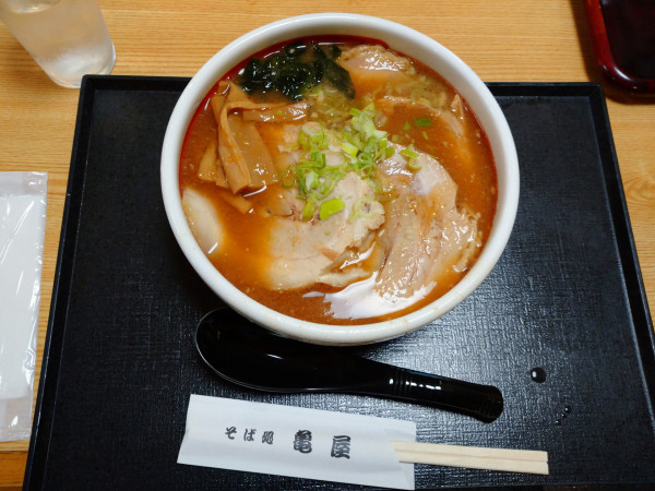 「味噌チャーシューメン（1,050円）」@そば処 亀屋の写真