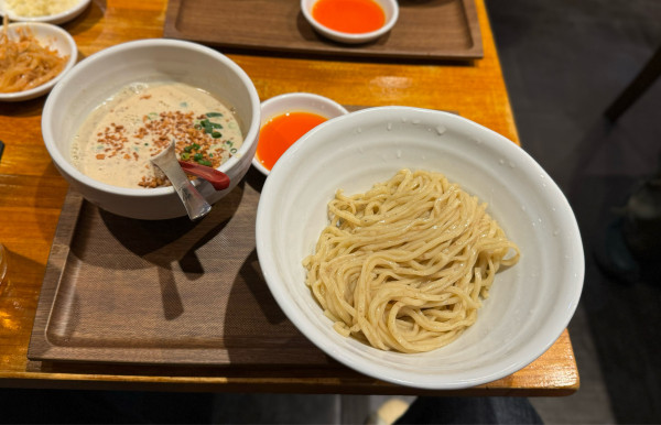 「【限定】冷やし坦々つけ麺 ¥1250」@らーめん 蓮の写真