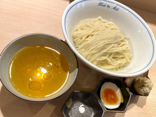 「濃密昆布水つけ麺 白 1,300円」@中華蕎麦 あお木 secondの写真