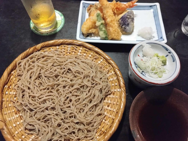 「天婦羅ざる蕎麦」@草庵別館 中町井Sayの写真