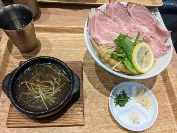 「あさりつけ麺（並盛り）」@くそオヤジ最後のひとふり 高槻店の写真