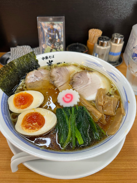 「中華そば煮玉子醤油」@中華そば 半ざわの写真