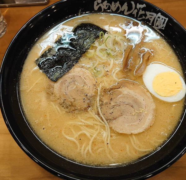 「嵐げんこつらあめん味噌 麺大盛」@らあめん花月嵐 江戸川橋店の写真