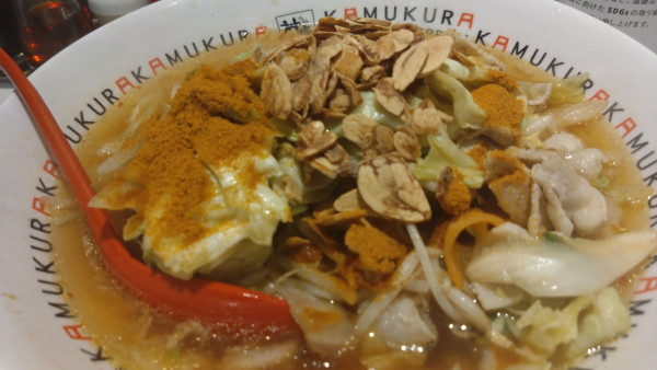 「あぶない激辛スタミナラーメン」@どうとんぼり神座 アトレ恵比寿店の写真