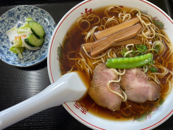 「中華そば：550円」@浜一食堂の写真