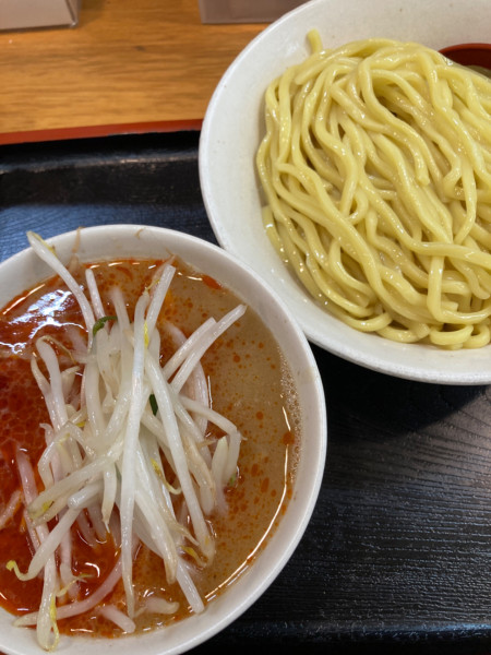 「辛味噌つけ麺」@味噌麺処 花道庵の写真
