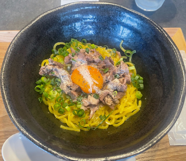 「味噌クリームまぜそば(限定)」@麺屋ちさとの写真