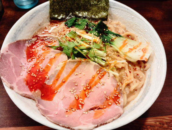 「胡麻ラーメン」@つけ麺屋 ひまわりの写真