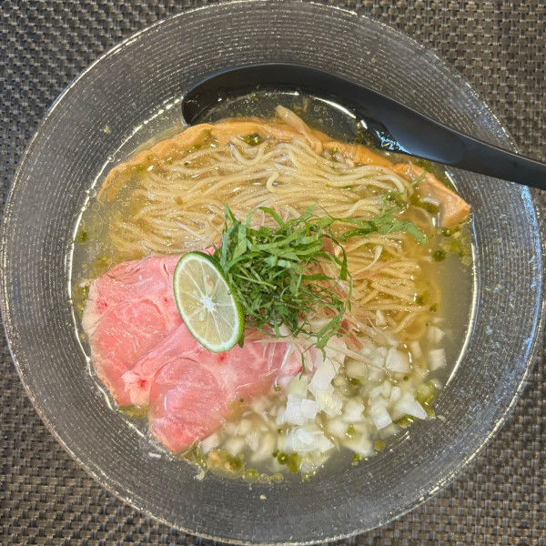 「山椒香る冷やし塩そば」@中華そば 向日葵の写真