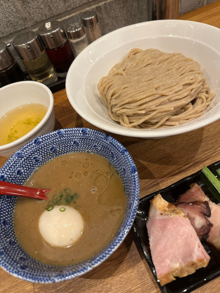 「冷やし豚骨魚介つけめん」@麺処 青野の写真