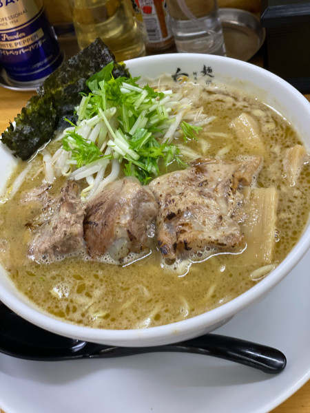 「軟骨えびそば」@麺屋 白神の写真