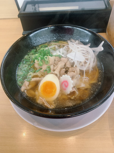 「肉そば」@おごと食堂の写真