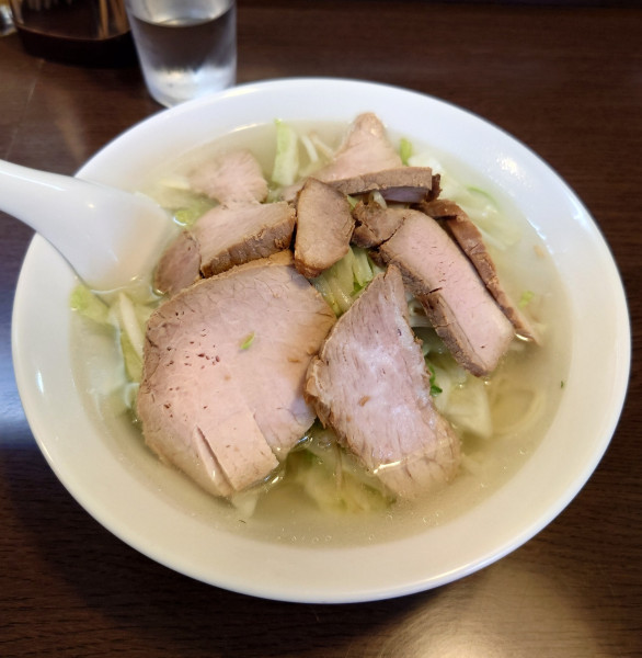 「タンメン+焼豚(1200円)」@はつねの写真