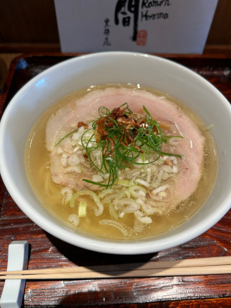 「らー麺　塩」@らー麺 本間の写真
