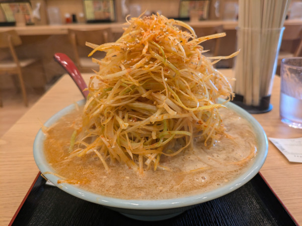 「ネギ味噌ラーメン(1140円)」@町中華 めん王 柏の葉店の写真