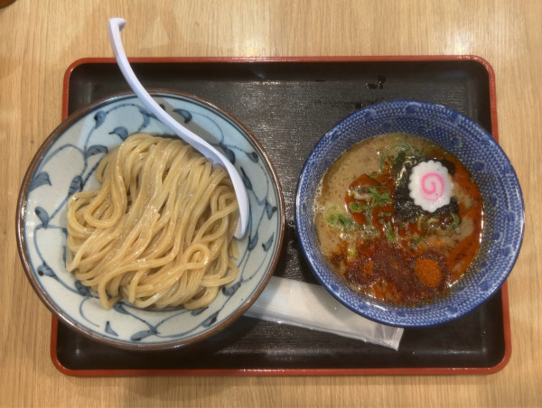 「濃厚豚骨魚介辛つけ麺 並 大辛 冷たい麺」@三竹寿 本店の写真