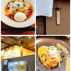 松茸と水＋味玉＋鮟肝ソース替え玉