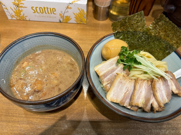 「特製濃厚魚介つけ麺」@鼈の写真