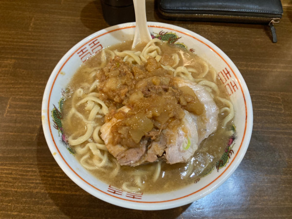 「ラーメン」@男気らーめんアカギ 新田木崎店の写真