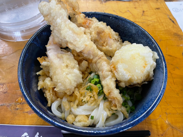 「親子天　醤油　￥１０８０」@讃州手打ちうどん 我龍の写真