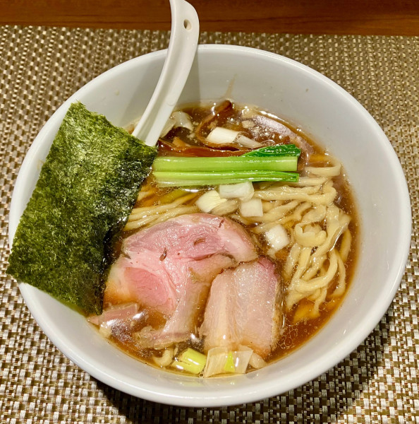 「手揉み醤油そば (+替え玉)」@麺処 はら田の写真